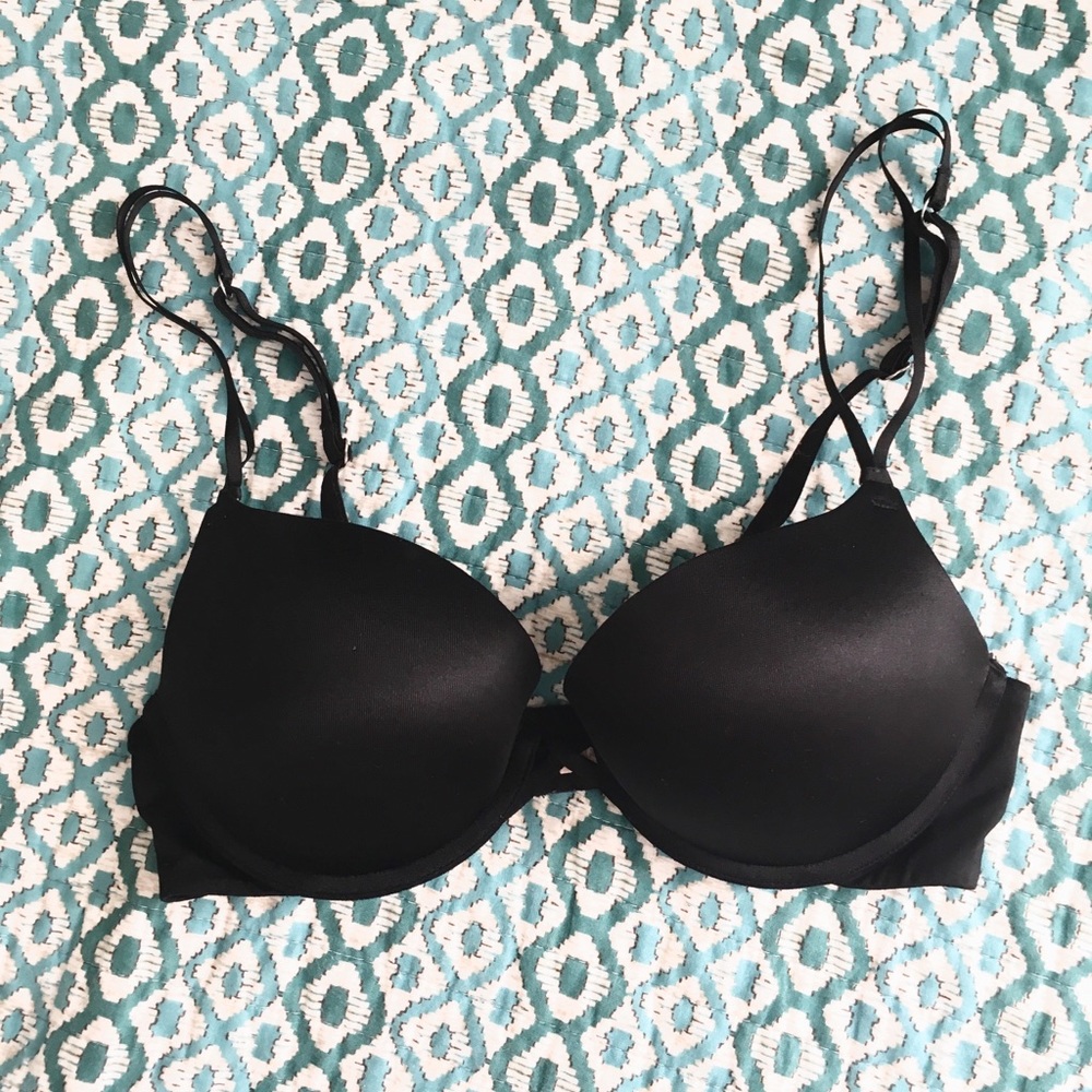 Aerie Maddie Black Pushup Bra